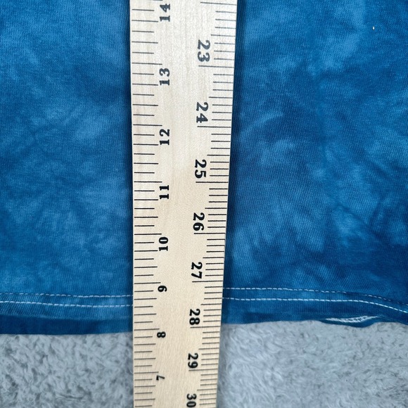 Men's The Mountain Blue Tie Dye Bald Eagle Flag America T-Shirt Plus Size: 2XL - Picture 8 of 9